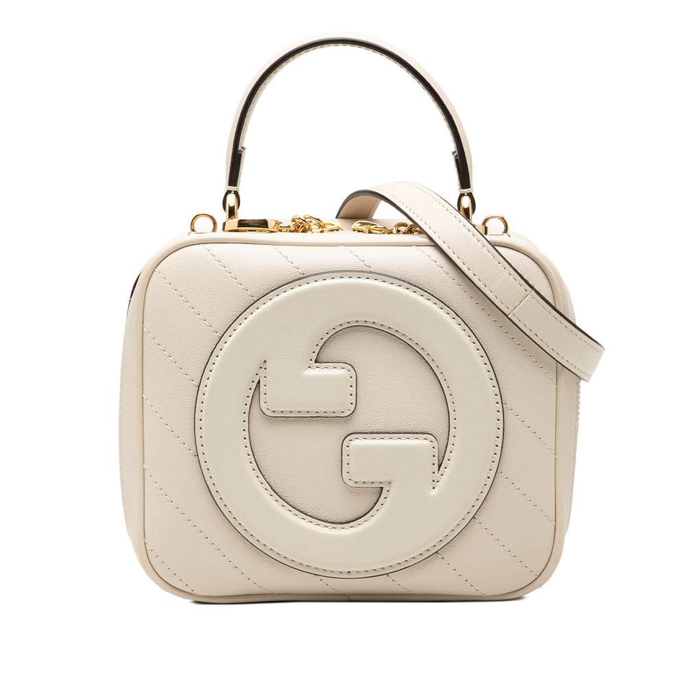 Pre-Loved Gucci Matelasse Calfskin Blondie Top Handle Satchel
